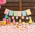 HAKOTI 3 Pack Strawberry Tablecloth Berry Theme Birthday Party Decor