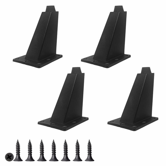 4pcs 4in Metal Furniture Legs Replacement for Sofa Cabinet Table Chair