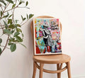YYFARTFQ Graffiti Wall Art Canvas Poster Colorful Abstract Print 12x16 Unframed