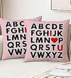MAZSHTTD Valentines Pillow Covers 18x18 Inch Pink Polyester 2 Pack