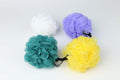 Rail 70g Loofah Sponge Exfoliating Bath Body Scrubber Mesh Pouf White