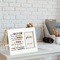 CIANMGD Thank You Picture Frame Inspirational Appreciation Gift 4x6 Wood