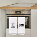 NEGIGA French Bulldog Kitchen Towels 16x24 Set of 4 Frenchie Mom Gifts