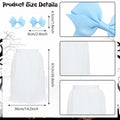 POEWAUVE Women Halloween Fast Food Costume Set Wig Apron Socks Gloves
