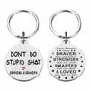Viayen Teen Boys Valentines Day Gifts Keychain Love Grandpa and Grandma
