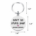 Viayen Teen Boys Valentines Day Gifts Keychain Love Grandpa and Grandma