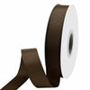 LEEQE Brown Grosgrain Ribbon 1in x 50yd Silk Gift Wrap Crafts