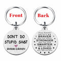 Viayen Teen Boys Valentines Day Gifts Keychain Love Grandpa and Grandma