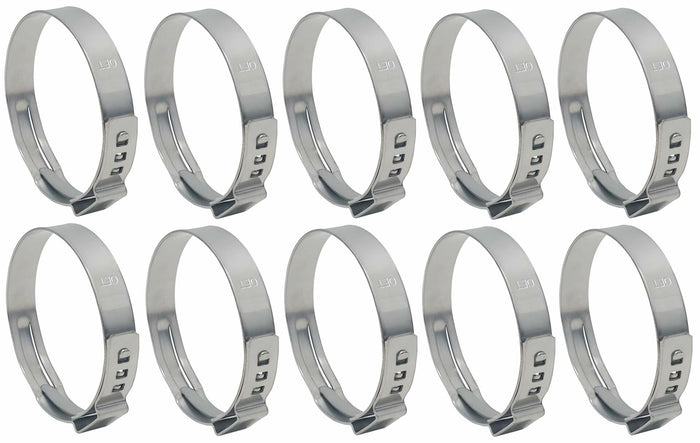 OCS Parts Oetiker Ear Clamps 167 Series 304 Stainless Steel 38.5mm 10 Pack