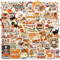 ZoiyTop 200pcs Halloween Vinyl Waterproof Cartoon Book Stickers Decals