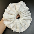 EleOnate Cat Eye Elastic Hair Ties Black Gold Metal Geometric
