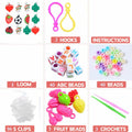 YUSLROB Rubber Band Bracelet Making Kit 2000+ Multi-Color Bands Kids
