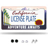 Larkverk Mountains License Plate Frame Aluminum Stainless 12x6 US Standard