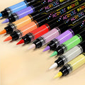 WINSONS 24 Colors Direct Liquid Ink Permanent Acrylic Markers Multi-Surface