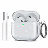 Maxjoy Silicone Case with Cleaner Kit & Keychain for Apple Airpods 4th Gen