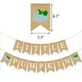 Gankbite Blue Pumpkin Burlap Banner Baby Shower Garland Rustic Harvest