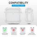 Maxjoy Silicone Case with Cleaner Kit & Keychain for Apple Airpods 4th Gen
