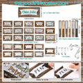 Fulmoon 86 Pc Class Jobs Pocket Chart Set Teacher Helper Home Sweet