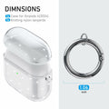 Maxjoy Silicone Case with Cleaner Kit & Keychain for Apple Airpods 4th Gen