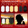 Miss Chipmunk Football Bible Verse Keychain Luke 1:37 Black Stainless Steel