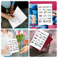 NPCSWXQ Funny Birthday Card for Bestie Friendship 4.7x7.1in with Envelope