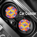HOMETRIP Absorbent Ceramic Car Coasters Cork Back 2.56'' Sea Turtle 2pcs