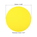 PATIKIL 13-inch Round Cardboard Paper Circles 40 Pcs Yellow DIY Crafts