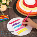 PATIKIL 13-inch Round Cardboard Paper Circles 40 Pcs Yellow DIY Crafts