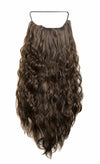 UQJE Long Curly Brown Wizard Beard Adult Cosplay Halloween One Size