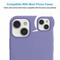 ZQCFKJ iPhone 16/16 Plus Tempered Glass Camera Lens Protector Glitter Colorful