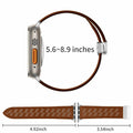 Limque Magnetic Genuine Leather Watch Band for Apple Watch 38-49mm