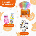 KYUKUDZ Halloween Bubble Machine Portable Automatic Lights Spooky Sound