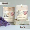 DOSINY Lavender Scented Candle 9Oz Soy Wax Gift for New Mom Funny Expecting