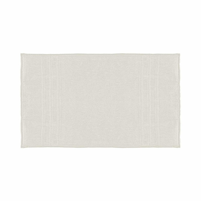 Mosobam Luxury Turkish Bath Mat 20x34 White 1000 GSM Bamboo Viscose Cotton