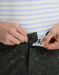 M MAELREG Mens Lightweight Water-Resistant Golf Shorts Black Grid Size 32
