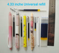 Twokiln Gel Ink Pen Refills Black 0.5mm 80 Pcs Smooth Writing
