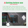 musictrip Universal AHD 1080P Car Backup Camera 180° Fisheye Night Vision
