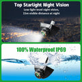 musictrip Universal AHD 1080P Car Backup Camera 180° Fisheye Night Vision