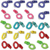 Vocoliday 24pcs Sport Whistle Bracelets with Keychain Plastic Halloween Birthday