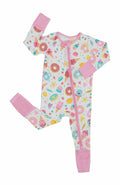 SUZEL Baby Bamboo Pajamas Footless Romper Ice Cream Size 3-6M