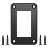 CECINIR 1 Way Zinc Alloy Silver Flush Mount Panel Button Switch Holder