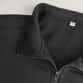 H HYFOL Men's USA Flag Graphic 1/4 Zip Pullover Sweatshirt Black Size S