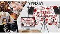 YYNXSY Halloween Photography Backdrop Red 10x8ft Spooky Ghost YY-3040