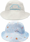 Kawaii Cotton Reversible Bucket Hat Women Lightweight Summer Outdoor