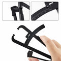 Quacc Body Fat Caliper with Slide Ruler & Body Fat Charts Black