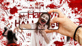 YYNXSY Halloween Photography Backdrop Red 10x8ft Spooky Ghost YY-3040