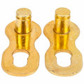 KALIDESHON 11 Speed Bicycle Chain Master Link Metal Durable Gold 4 Pack