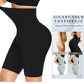Yeblues High Waisted Tummy Control Shapewear Shorts Women Black Size L