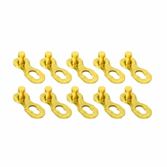 KALIDESHON 11 Speed Bicycle Chain Master Link Metal Durable Gold 4 Pack