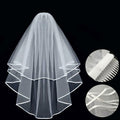 Apone Fatu 3 Pcs Bride Crown Headband Sash Veil Bachelorette Party Gold
